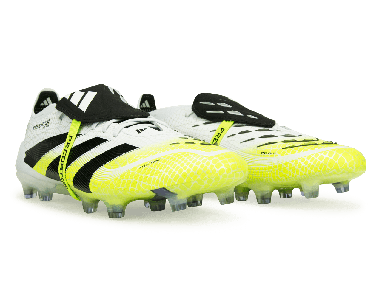 adidas Men's Predator Elite Foldover Tongue FG White/Black/Green