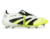 adidas Men's Predator Elite Foldover Tongue FG White/Black/Green