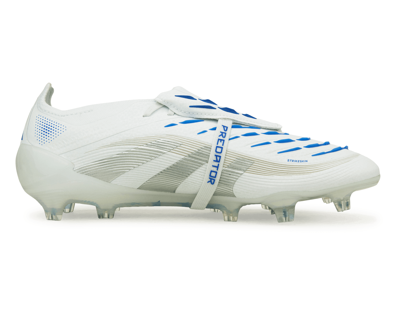 adidas Men's Predator Elite Fold-Over Tongue FG White/Silver/Royal