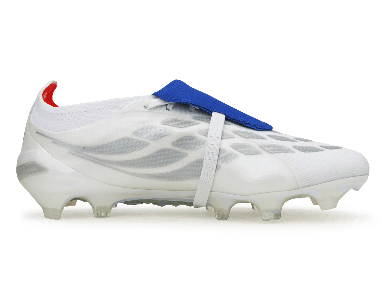 adidas Men's Predator Elite Foldover Tongue 'Jude Bellingham' FG White/Royal Blue Side