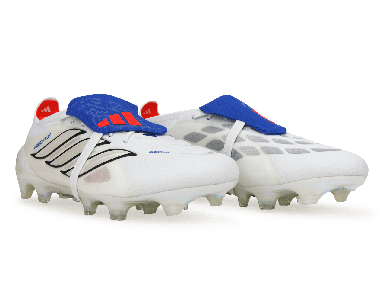 adidas Men's Predator Elite Foldover Tongue 'Jude Bellingham' FG White/Royal Blue Together
