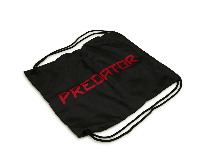 adidas Men's Predator Elite Foldover Tongue FG Black/Metallic/Red Shoebag