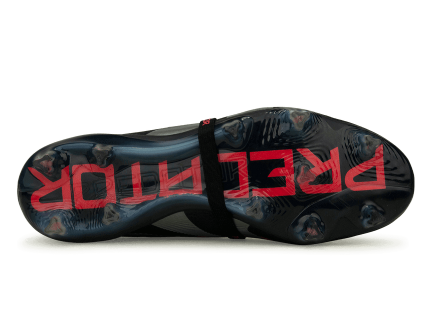 adidas Men's Predator Elite Foldover Tongue FG Black/Metallic/Red Sole