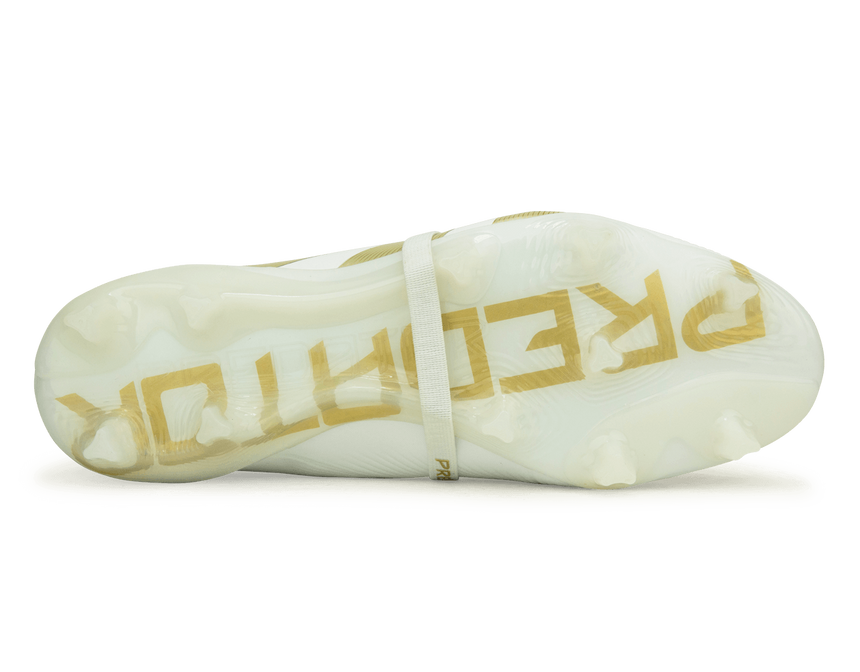 adidas Men's Predator Elite Foldover Tounge FG White/Gold Sole