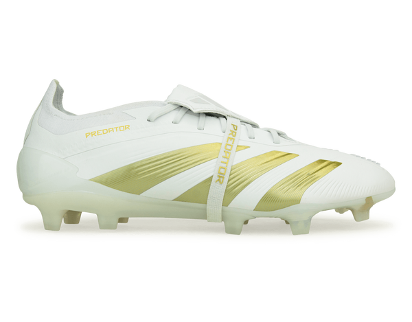 adidas Men's Predator Elite Fold-Over Tongue FG White/Gold