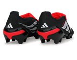 adidas Men's Predator League Foldover Tongue FG Black/White/Red Rear