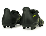 adidas Men's Predator League Foldover Tongue FG/MG Black/Green Rear