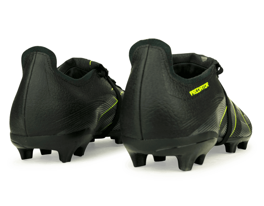 adidas Men's Predator League Fold-Over Tongue FG/MG Black/Green