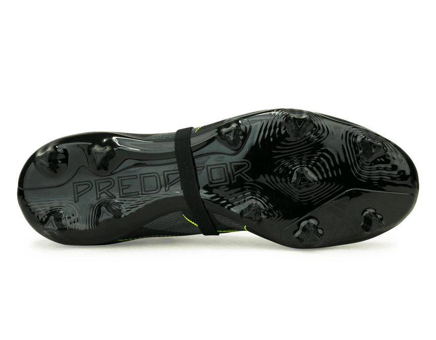 adidas Men's Predator League Fold-Over Tongue FG/MG Black/Green