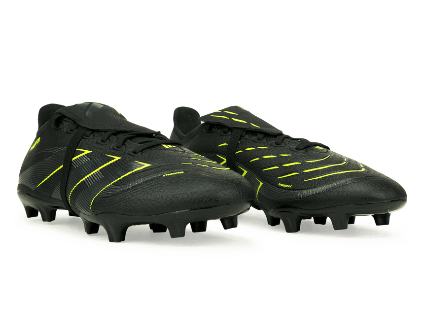 adidas Men's Predator League Foldover Tongue FG/MG Black/Green Together