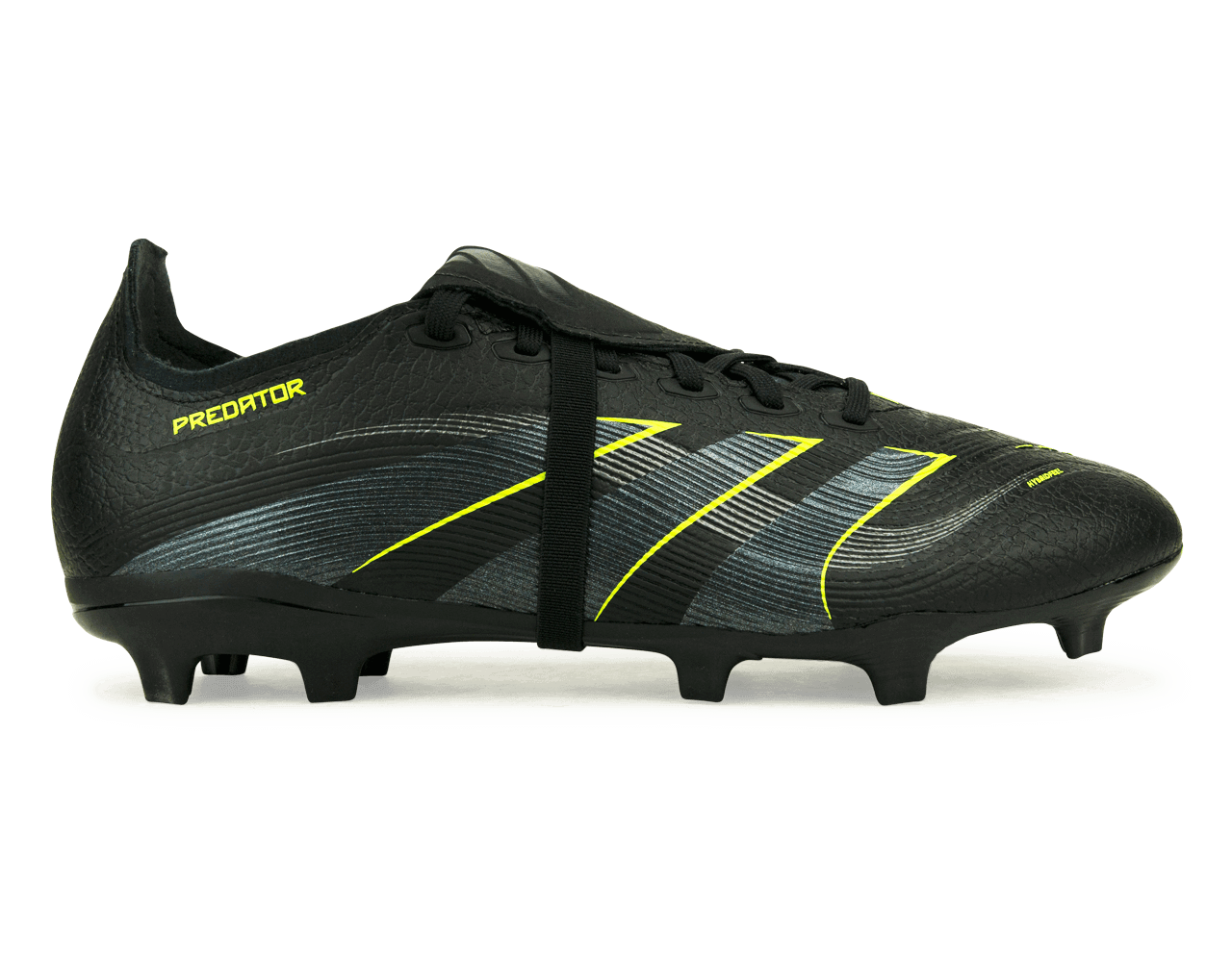 adidas Men's Predator League Fold-Over Tongue FG/MG Black/Green