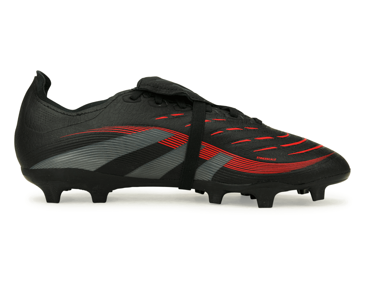adidas Men's Predator League Fold-Over Tongue FG/MG Black/Metallic
