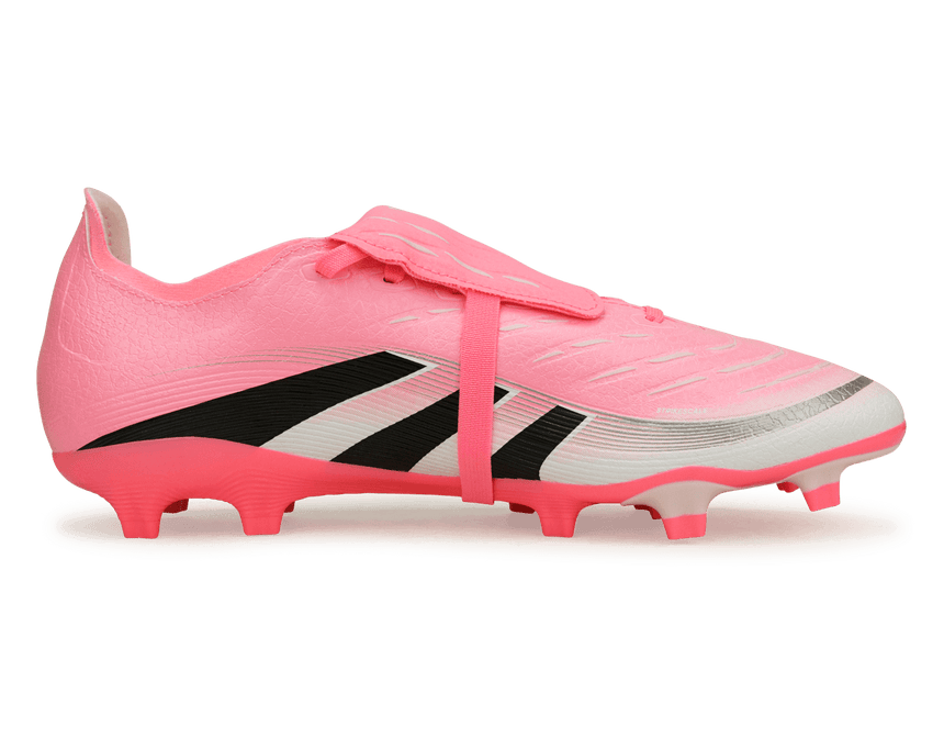 adidas Men's Predator League Foldover Tongue FG/MG Pink/Black/White Side