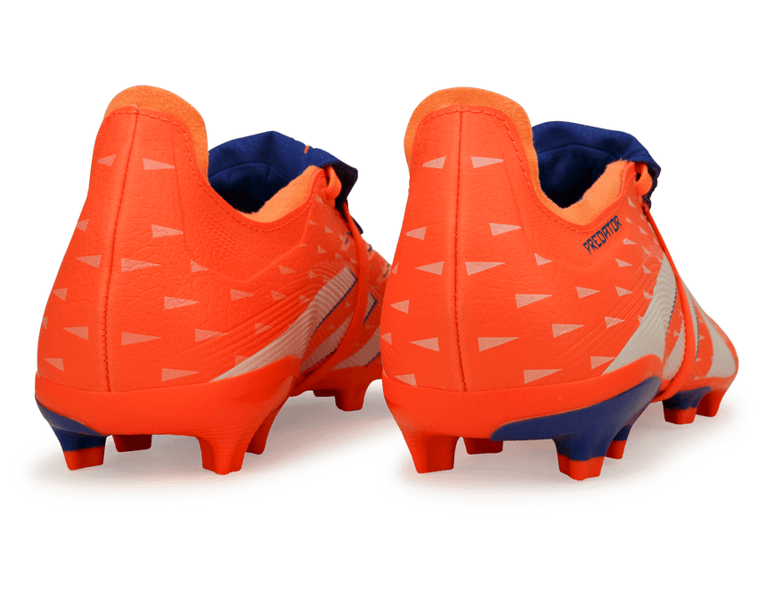 adidas Men's Predator League Foldover Tongue FG/MG Signal Coral/White Rear