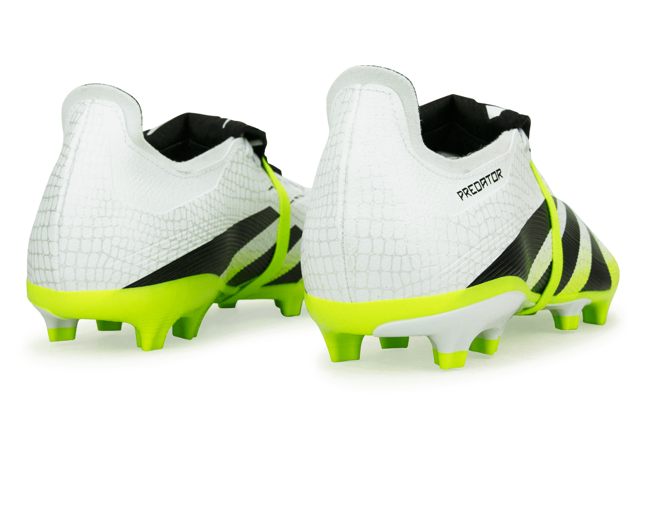 adidas Men's Predator League Fold-Over Tongue FG/MG White/Black