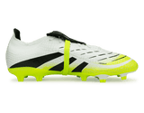 adidas Men's Predator League Foldover Tongue FG/MG White/Black/Green Side