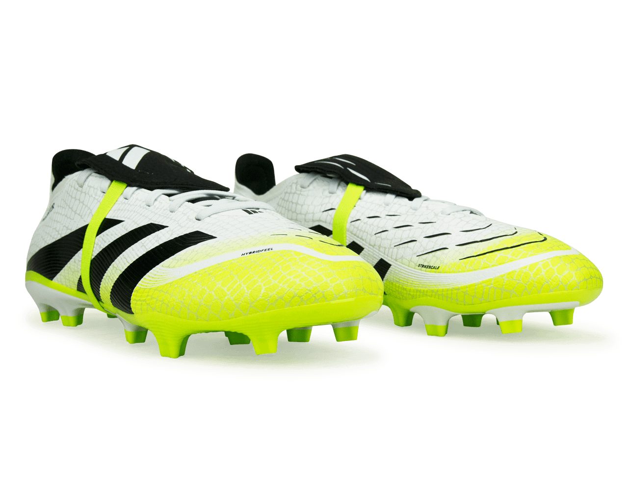 adidas Men's Predator League Fold-Over Tongue FG/MG White/Black