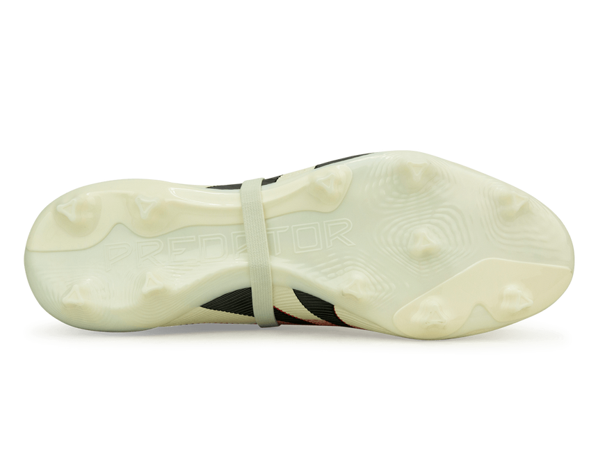 adidas Men's Predator League Foldover Tongue FG/MG Off White/Core Black sole