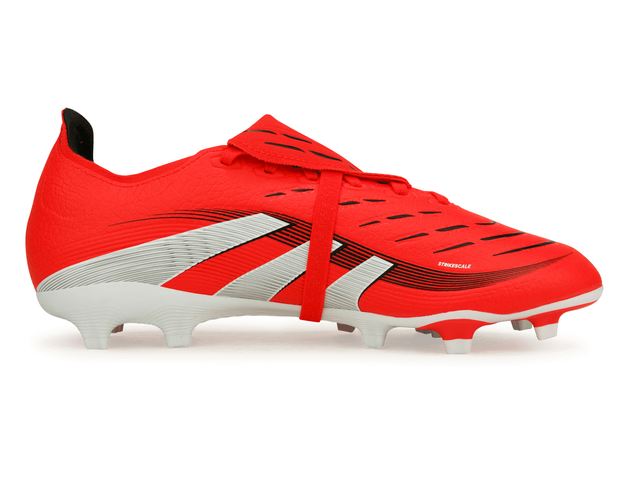 adidas Men's Predator League Fold-Over Tongue FG/MG Red/White