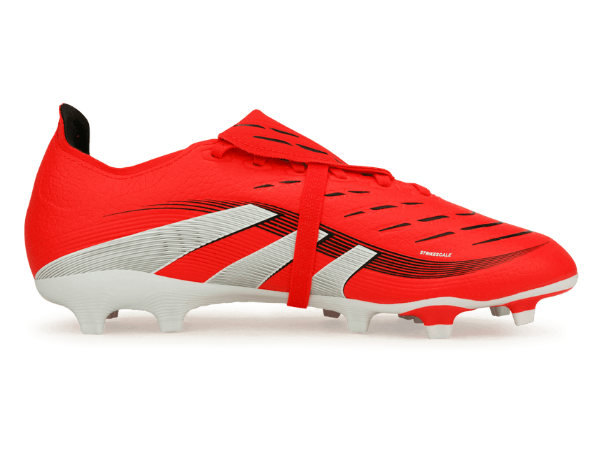 adidas Men's Predator League Foldover Tongue FG/MG Red/White/Black Side