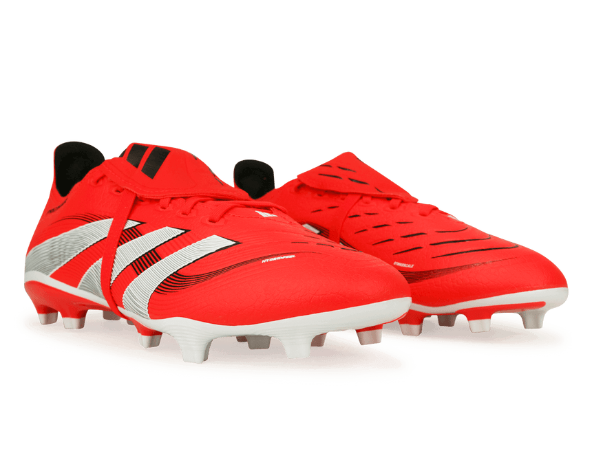 adidas Men's Predator League Foldover Tongue FG/MG Red/White/Black Together