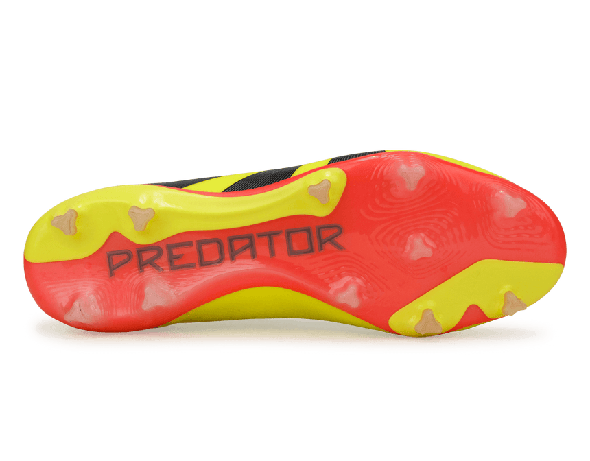 adidas Men's Predator Pro FG Yellow/Black/Red Sole