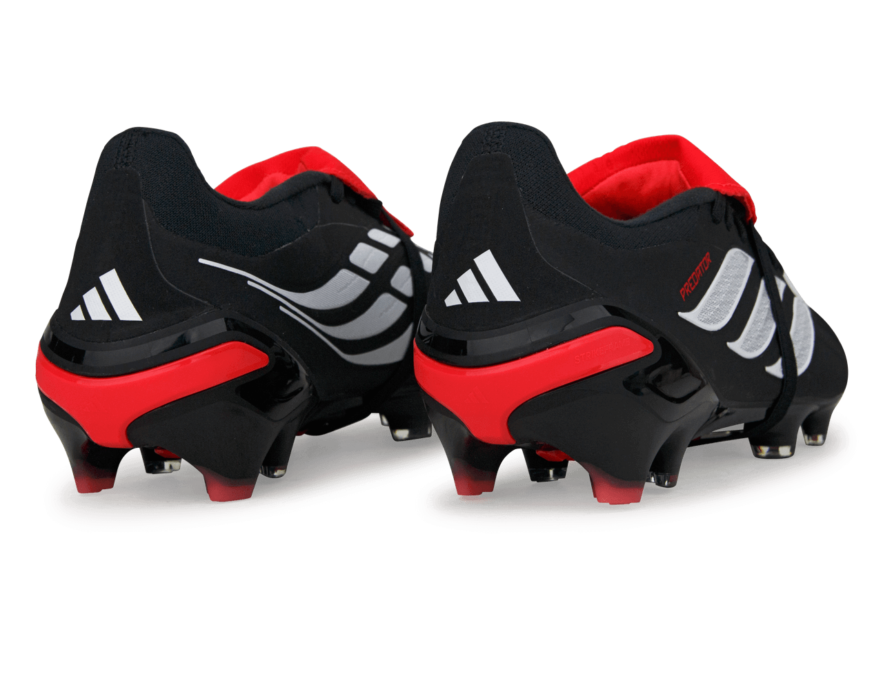 adidas Men's Predator Pro Fold-Over Tongue FG Black/White/Red