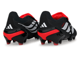 adidas Men's Predator Pro Foldover Tongue FG Black/White/Red Rear
