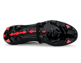 adidas Men's Predator Pro Foldover Tongue FG Black/White/Red Soleplate