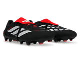 adidas Men's Predator Pro Foldover Tongue FG Black/White/Red Together