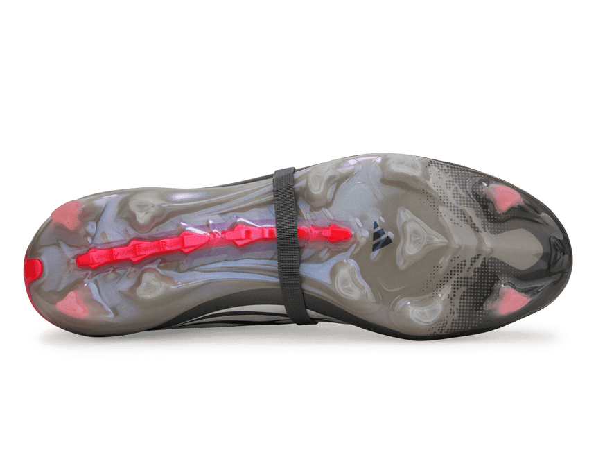 adidas Men's Predator Pro Foldover Tongue FG Iron Metallic/Red Sole