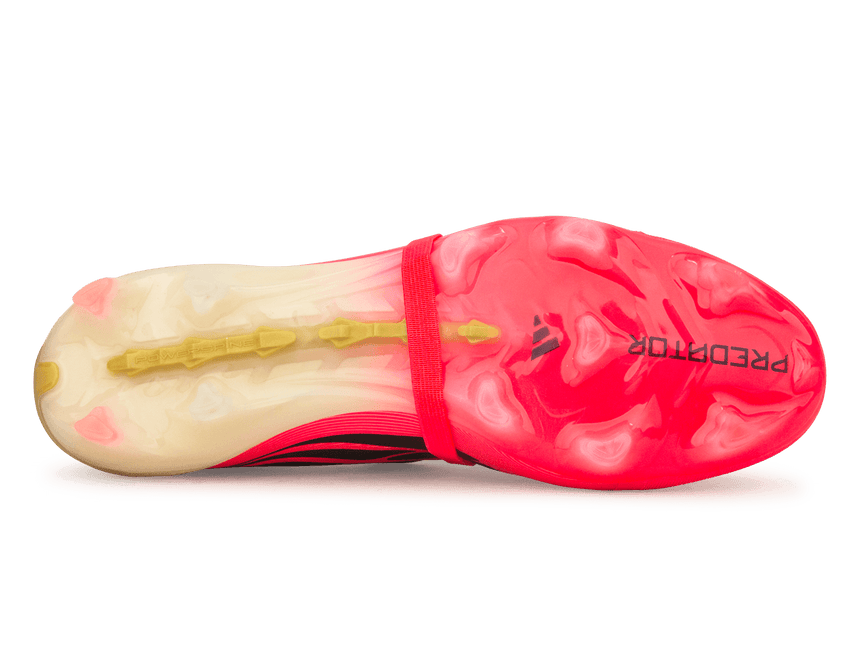 adidas Men's Predator Pro Fold-Over Tongue FG Pink/Black Sole