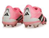 adidas Men's Predator Pro Foldover Tongue FG Pink/Black/White Rear