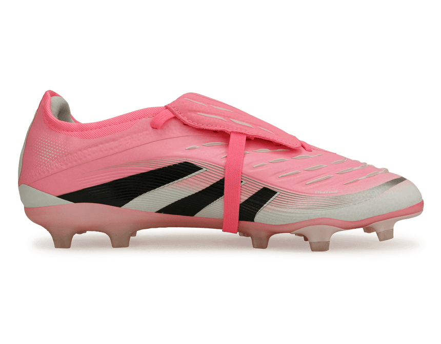 adidas Men's Predator Pro Foldover Tongue FG Pink/Black/White Side
