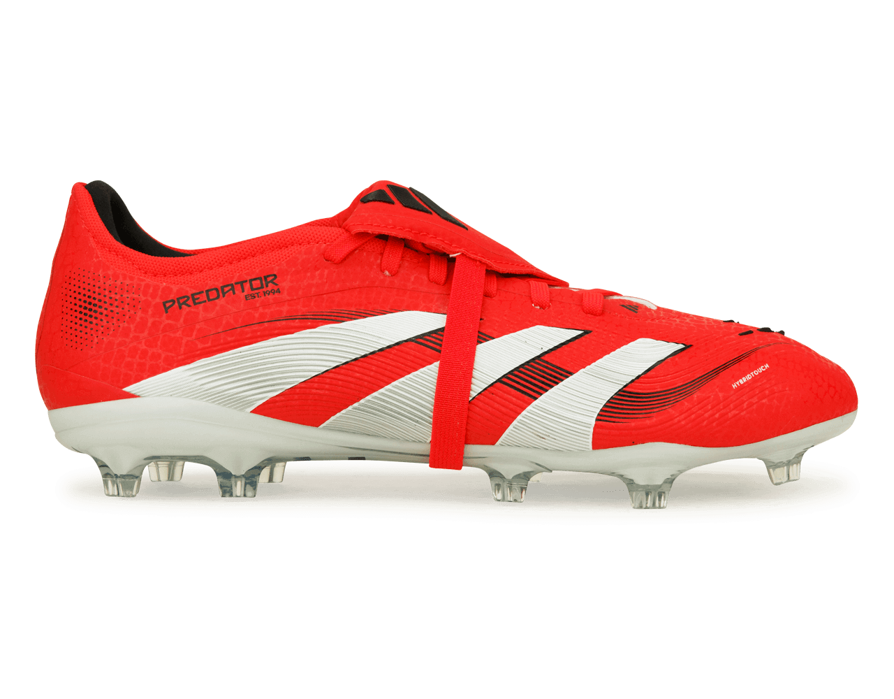 adidas Men's Predator Pro Fold-Over Tongue FG Red/White/Black adidas Men's Predator Pro Fold-Over Tongue FG Red/White/Black