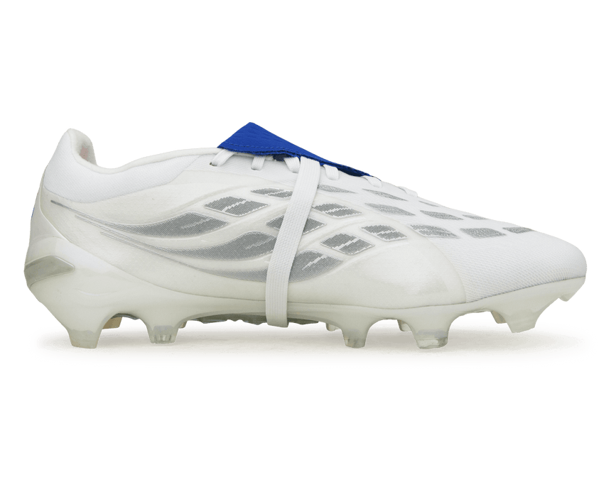 adidas Men's Predator Pro Foldover Tongue 'Jude Bellingham' FG White/Royal Blue Side