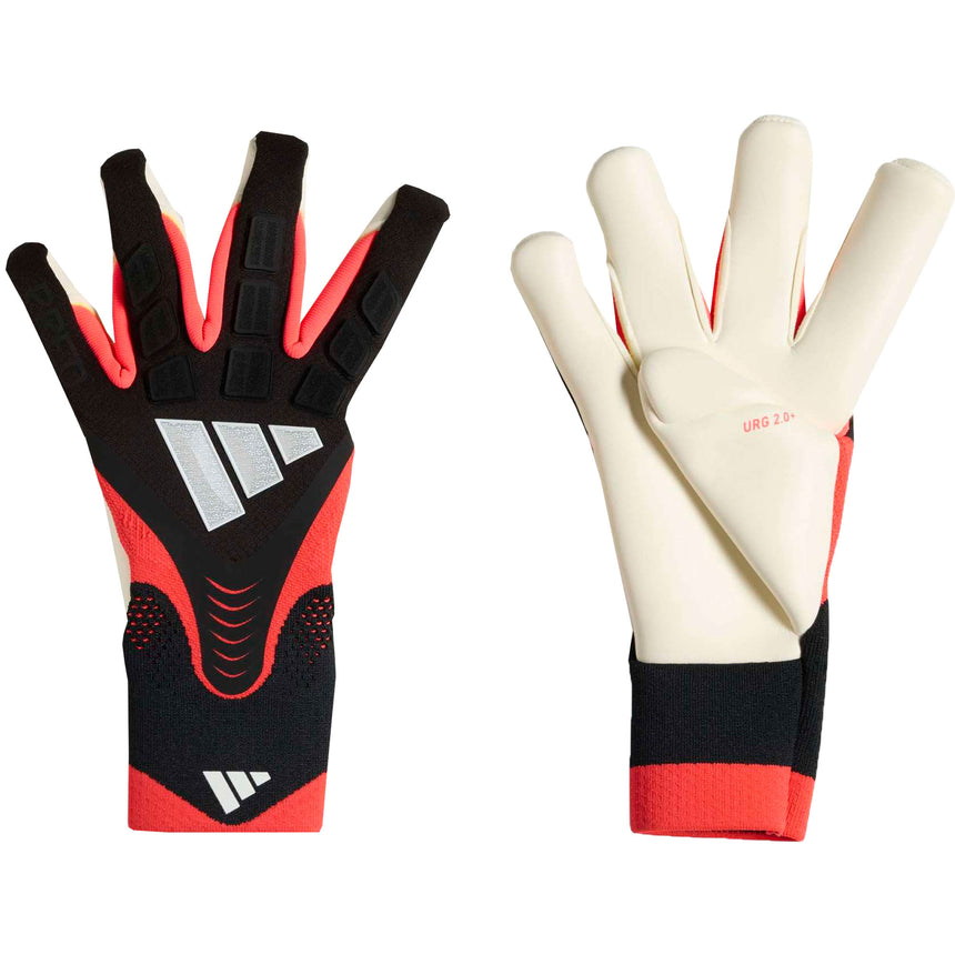 adidas Men's Predator Pro Hybrid Goalkeeper Gloves Black/Red/White Both