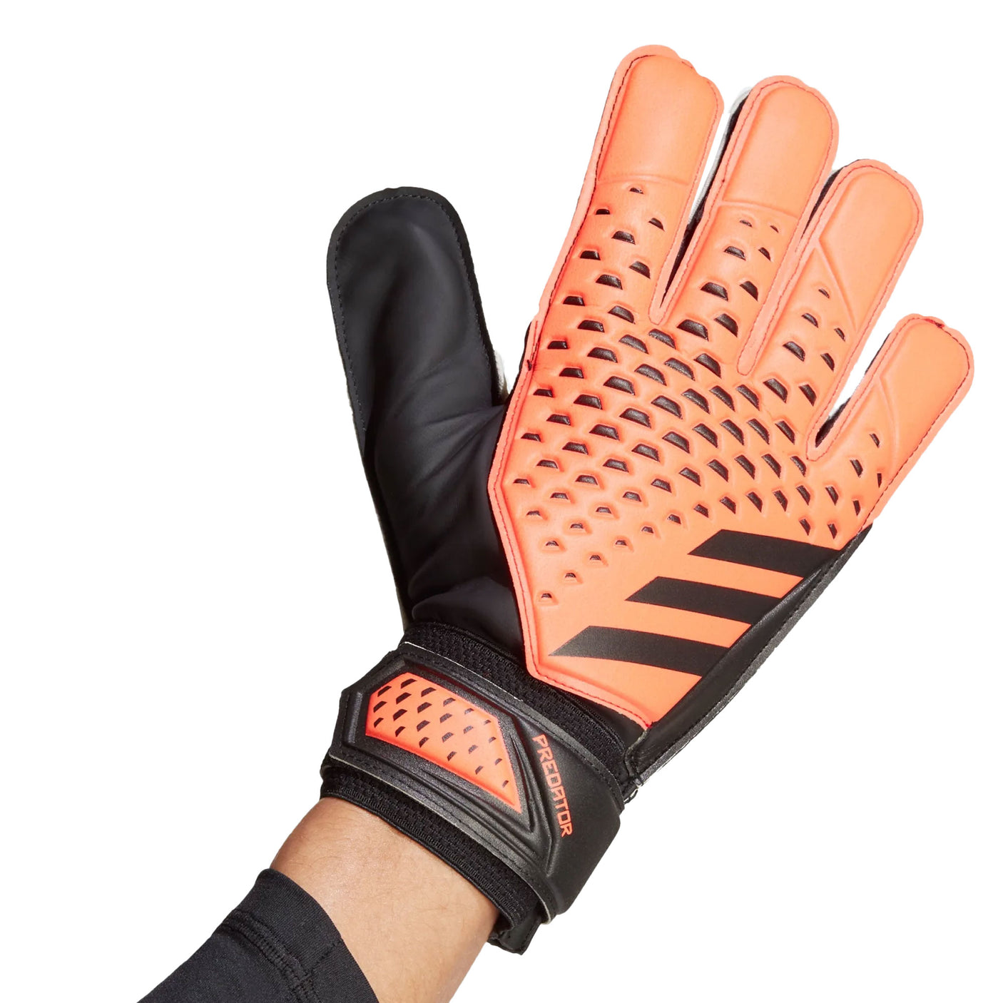 adidas Men's Predator Training Goalkeeper Gloves Orange/Black Front