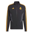 adidas Men's Real Madrid 2023/24 Anthem Jacket Black/Yellow Front