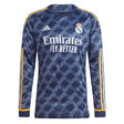 adidas Men's Real Madrid 2023/24 Away Long Sleeve Jersey Legend Ink Front