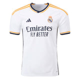 adidas Men's Real Madrid 2023/24 Home Jersey White/Black Front