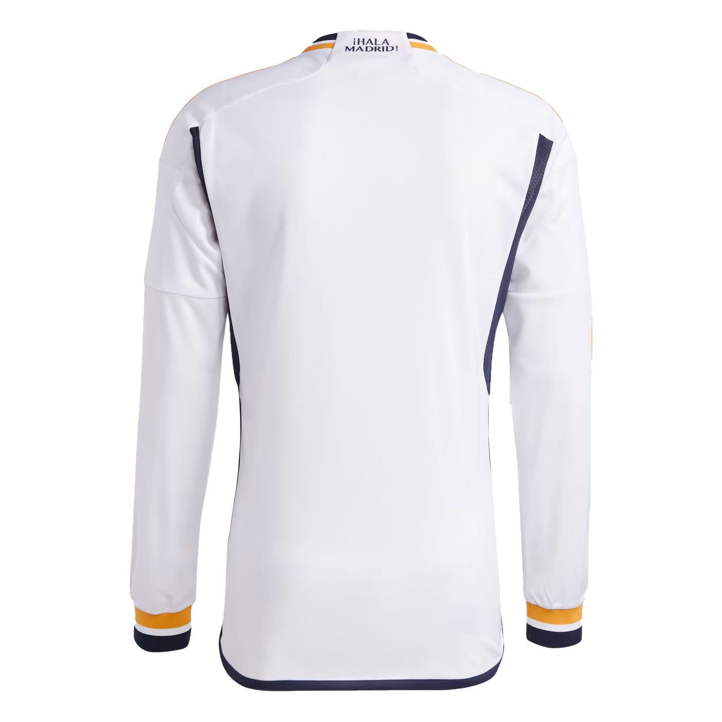 adidas Men's Real Madrid 2023/24 LongSleeve Home Jersey White Back