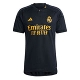 adidas Men's Real Madrid 2023/24 Third Jersey Black/Gold Front