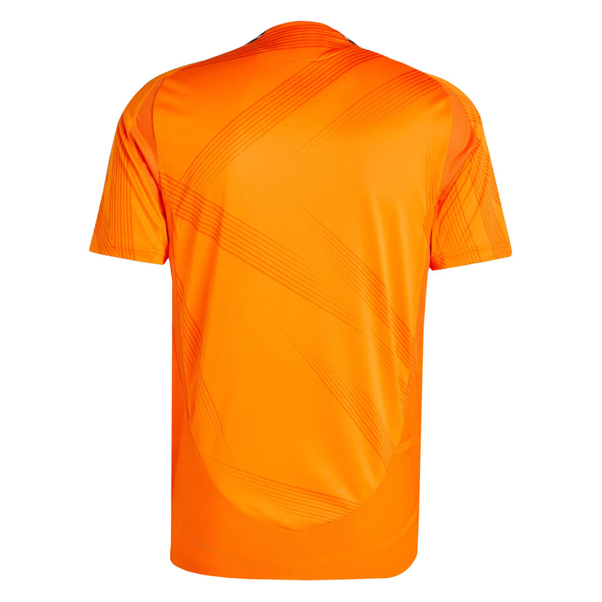 adidas Men's Real Madrid 2024/25 Authentic Away Jersey Orange/Black Back