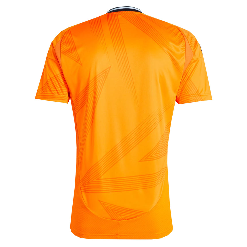 adidas Men's Real Madrid 2024/25 Away Jersey Crew Orange/Black Back
