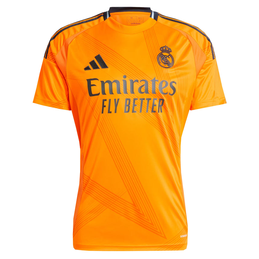 adidas Men's Real Madrid 2024/25 Away Jersey Crew Orange/Black Front