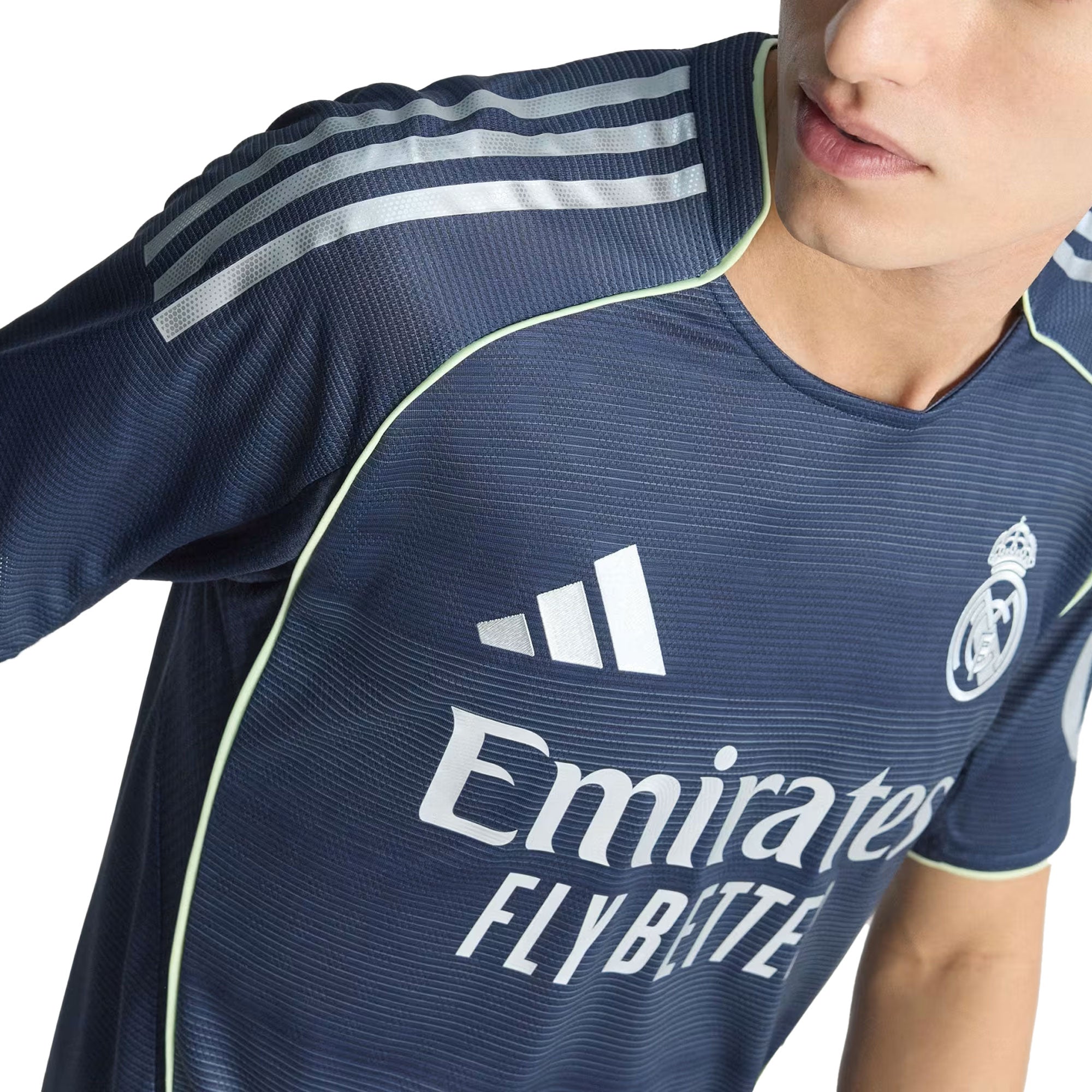 adidas Men's Real Madrid 2025/26 Authentic Away Jersey Legend Ink