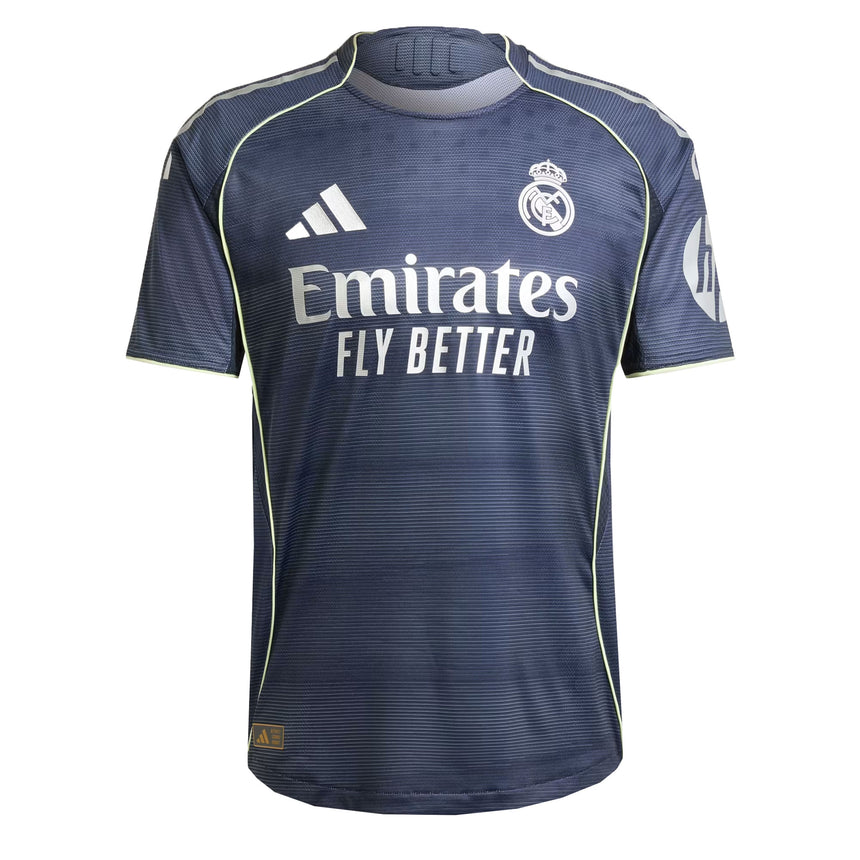 adidas Men's Real Madrid 2025/26 Authentic Away Jersey Legend Ink/ White Front