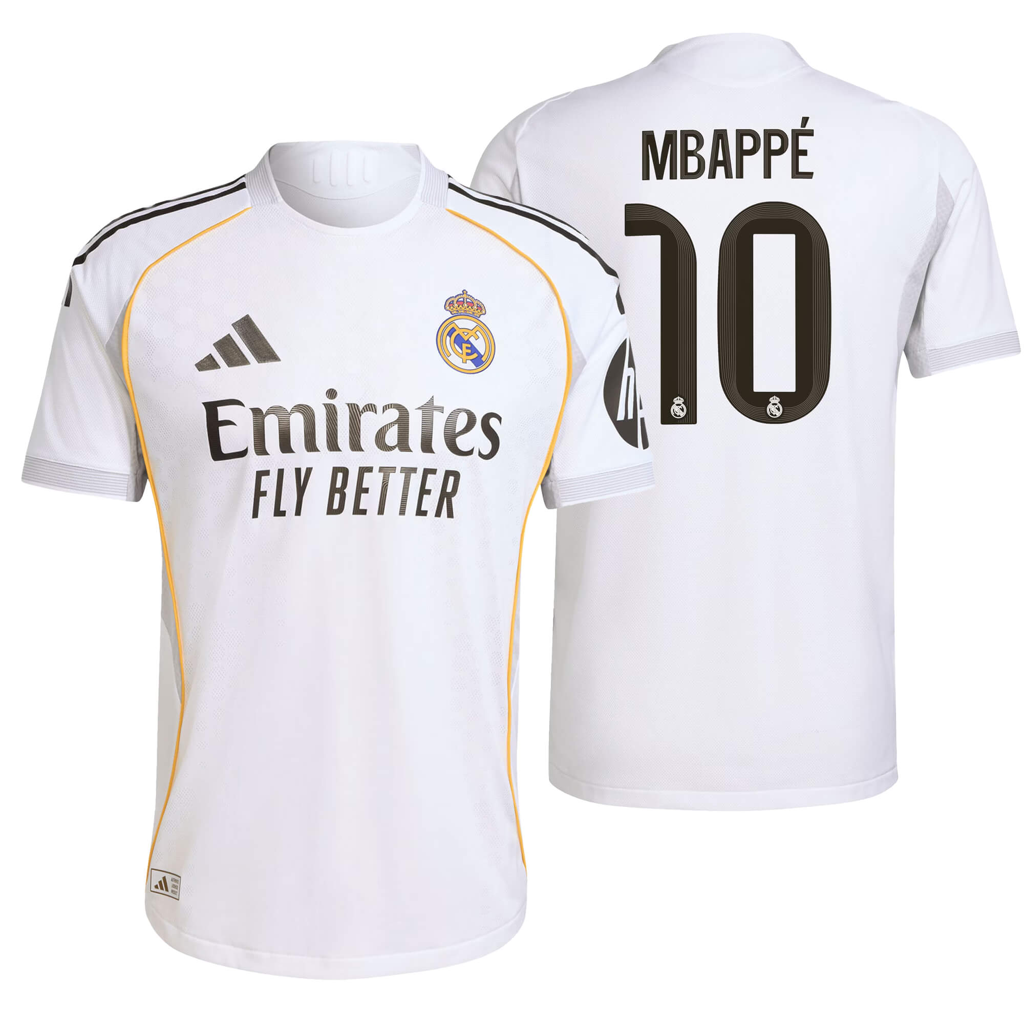 adidas Real Madrid Men's Home Authentic 2025/26 Soccer Jersey w