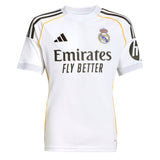 adidas Men's Real Madrid 2025/26 Home Jersey w/ Mbappe #10 Printing Front
